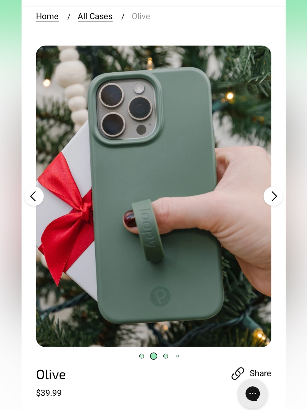 Loopy Olive iPhone 16 Pro Max Case